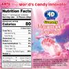 Amos 4D Gummy Candy Mermaid Jewels Fruity Filled, Soft Center Jelly-filled Seashell Candy, Raspberry Flavor Christmas Candy (9oz Pack) pink view 2