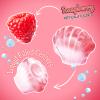 Amos 4D Gummy Candy Mermaid Jewels Fruity Filled, Soft Center Jelly-filled Seashell Candy, Raspberry Flavor Christmas Candy (9oz Pack) pink view 4