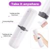 Affbei 12 Pcs Denture Brush Toothbrush Hard Denture Toothbrush Brush Cleaning Brush with 2 Pcs White Carrying Case for Denture Care (Green, Purple, Blue and Orange) view 3