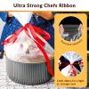 10 Pack Turkey Brine Bag, 5 Gallon Brine Bucket Liner Bag with Chefs Ribbon for Marinating and Brining, 19.6'' x 27.5'' Leak Proof Extra Heavy Duty Brining Bags for Turkey, BUCKET NOT INCLUDED view 3