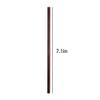 100 Pcs Individually Packaged Black Plastic Extra Long Flexible Disposable Drinking Straws,Coffee Stirrers.Disposable Plastic Drink Stirrer Sticks Safety Three-hole coffee straw (7inch) view 2