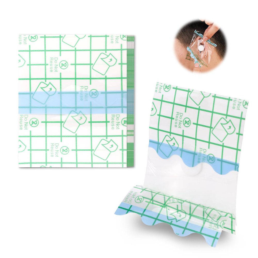 150pcs Waterproof Ear Covers, Premium Cotton Water Ear Stickers Patches Shower Swimming Goods Ear Plugs Protection for Children Kids Baby Only(Transparent, White)