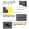 2in/ 3in/ 4in/ 5in Rise Threshold Ramp, Rubber Curb Ramp for Wheelchair Driveway Scooters Stairs, Heavy Duty Kerb Ramp, with Non-Slip Surface (Color : Yellow, Size : 49x22x4cm/19x8.7x1.6in) view 3