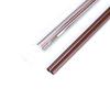 100 Pcs Individually Packaged Black Plastic Extra Long Flexible Disposable Drinking Straws,Coffee Stirrers.Disposable Plastic Drink Stirrer Sticks Safety Two-hole coffee straw (7inch) view 4