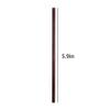 100 Pcs Individually Packaged Black Plastic Extra Long Flexible Disposable Drinking Straws,Coffee Stirrers.Disposable Plastic Drink Stirrer Sticks Safety Three-hole coffee straw (5.9inch) view 2