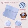 DGAZ Silk Sanitary Napkin Storage Bag, Period Bag for Teen Aged Girls, Portable Period Bag for Panty Liners/Menstrual Cup/Small TamponsMini Makeup Bag for Purse(Celeste) view 2