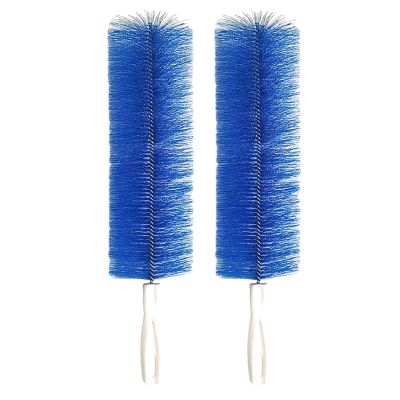 2PC Fan Cleaner for Box Fan Soft Bristles Bendable Fan Cleaner Brush Cobweb Corner Brush Reusable Dirt Remover for Stand Fan Air Conditioning Home Car Vents Curtain Box Fan Shutters Blue
