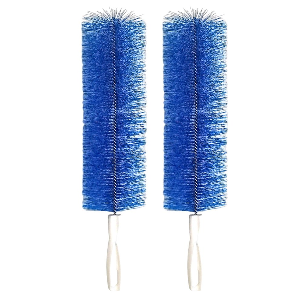 2PC Fan Cleaner for Box Fan Soft Bristles Bendable Fan Cleaner Brush Cobweb Corner Brush Reusable Dirt Remover for Stand Fan Air Conditioning Home Car Vents Curtain Box Fan Shutters Blue