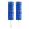 2PC Fan Cleaner for Box Fan Soft Bristles Bendable Fan Cleaner Brush Cobweb Corner Brush Reusable Dirt Remover for Stand Fan Air Conditioning Home Car Vents Curtain Box Fan Shutters Blue view 1