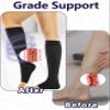 +MD 2 Pairs 20-30 mmHg Compression Socks for Women & Men, Knee High Open Toe Stockings, Graduated Support & Comfort Hose Black, 2X-Large view 2