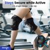 NEWGO Ice Pack for Knee Injuries Reusable, Knee Ice Pack Wrap Around Entire Knees for Replacement Surgery Recovery, Gel Cold Pack Wrap for Meniscus Tear, ACL, Swelling Pain Relief - 2 Pack Black view 2