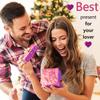 NineLife Basics Easy to Operate Rose Shape Toys Update Model 3 in 1 Rose Toy with Tongue Licking, Thrusting and Vibrating Adult Tools YB3+6 * 17, Roses-purple view 2