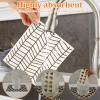 12 Pcs Swedish Washcloths, Highly Absorbent Kitchen Dish Cloths Reusable Dish Towels Non Scratch Dish Rags Soft Cotton Cleaning Cloth for Washing Cleaning Scrubbing Kitchen Dishes Bathroom (12 Pcs) view 3