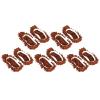 10Pcs Mop Slippers, Wearable Mop Pad, Mop Slippers Shoes Cover for Sweeping House Office Bathroom Kitchen (Brown) view 1
