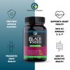 Amazing Herbs Black Seed Oil Capsules - Black Seed Oil Pills, Black Cumin Seed Oil Capsules, Cold Pressed Nigella Sativa Supplement, Blackseed Oil, Non GMO, 100% Pure - 60 Vegetarian Capsules, 1000 mg view 2