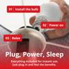 Revive - 670nm Red Light Bulb by Gamma - Sleep Therapy - Melatonin Promoting Natural Sleep Aid view 4