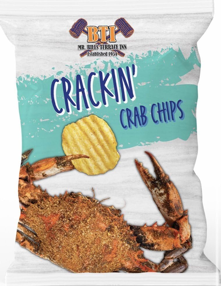 Generic BTI's restaurant-famous Crackin' Crab Chips, 1 Count (Pack of 1)