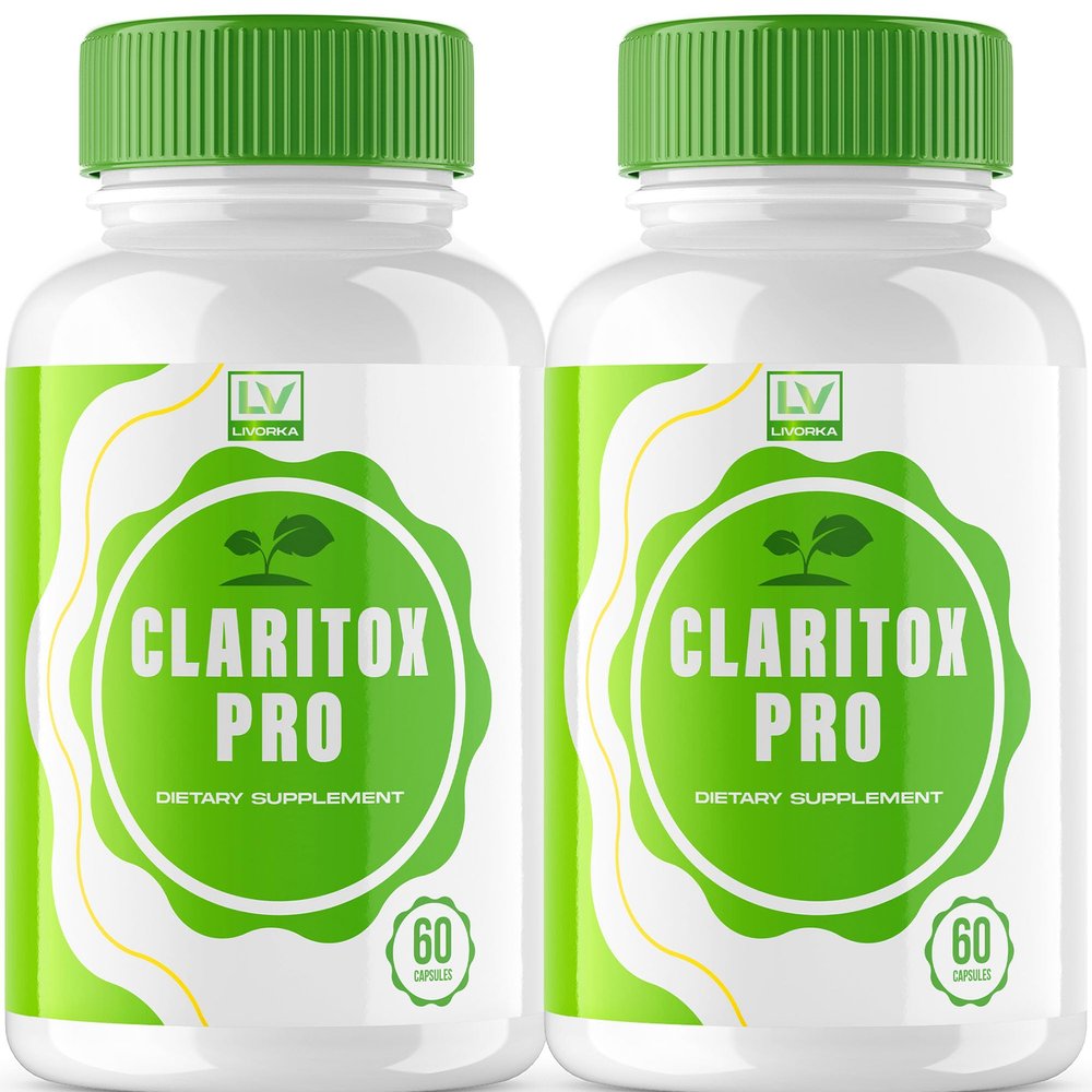 (2 Pack) Claritox Pro, Claritox Pro Support Supplement Pills, Claritox Pro Reviews, Claritox Pro Capsules, Claritox Pro Capsule Support Supplement - Advanced Pill Formula, 120 Capsules for 2 Months