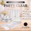 Grandipity Disposable Plastic Dinnerware Sets for Parties (350 pcs) view 2