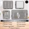 Grandipity Disposable Plastic Dinnerware Sets for Parties (350 pcs) view 3
