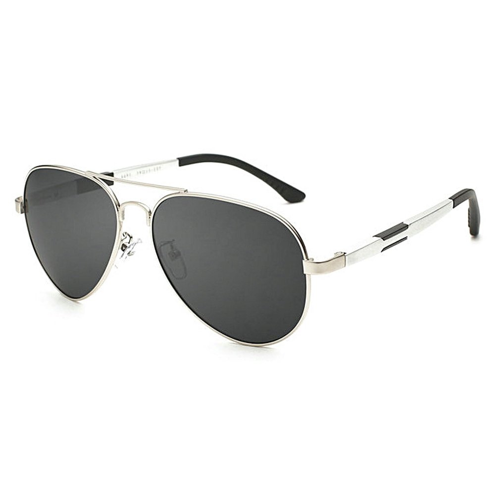 COTIA Reader Sunglasses for Men Classic Reading Glasses Outdoor Full Lenses Magnifying Eyewear Non Bifocal (silver, 1.75, x)