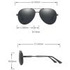 COTIA Reader Sunglasses for Men Classic Reading Glasses Outdoor Full Lenses Magnifying Eyewear Non Bifocal (silver, 1.75, x) view 3