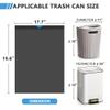 120 Count-4 Gallon Trash Bags Drawstring, Black Small Garbage Bags, JUKFITA Unscented Trash Can Liners, Strong Wastebasket Liner for Bathroom Toilet Office Bedroom view 2