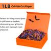 Bobobag - 1LB Halloween Crinkle Cut Paper Shred Filler Recyclable Gift Wrap confetti Raffia Grass Shred Paper for Gift Wrapping Basket Filling Box Filling Party Decor (Black/Orange/Purple) view 2