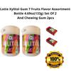Jinkyoerr Lotte Xylitol Gum 7 Fruits Flavor Assortment Bottle 4.69oz(133g) Set Of 2 And Chewing Gum 2pcs view 2