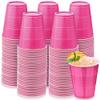Kochorie 100 Pack Hot Pink Disposable Plastic Cups 12 Ounce Drinking Party Cups Bulk Party Cups for Wedding Birthday Graduation Christmas Parties, Picnics Events view 1