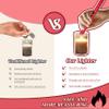 2 PCS Candle Lighter,Windproof Flameless Electric Lighter with LED Power Display Safety Switch, Upgraded Plasma USB Rechargeable Lighters for Birthday Camping BBQ Red view 4