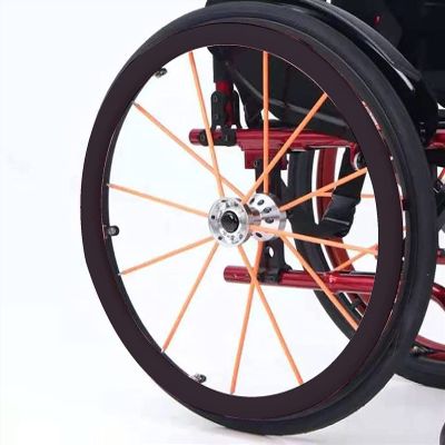 1 Pair 24 Inch Wheel chair Rear Wheel Cover Protective Sleeve Wheelchair Push Rim Covers Wheelchair Rear Wheel,B,24 inch