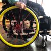 1 Pair 24 Inch Wheel chair Rear Wheel Cover Protective Sleeve Wheelchair Push Rim Covers Wheelchair Rear Wheel,B,24 inch view 4