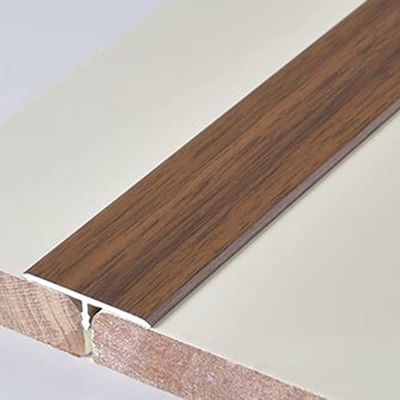 3.3cm Wide Floor Transition Strip, T Molding Gap Connection Coverage Strip, Aluminum Alloy Edge Banding, (Color : E, Size : 100cm/39.37in)