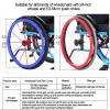 Wheelchair Handrim Covers, 22 24In Silicone Non-Slip Wear-Resistant Hand Rear Wheel, Wheelchair Push Rim Covers,005,24in view 3