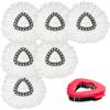 7 Pack Mop Head Replacement for O Cedar: Spin Mop Refill Compatible with Ocedar - Microfiber Replace Heads and Tile Marble Grout Scrubber Bristle for O'ceda view 1