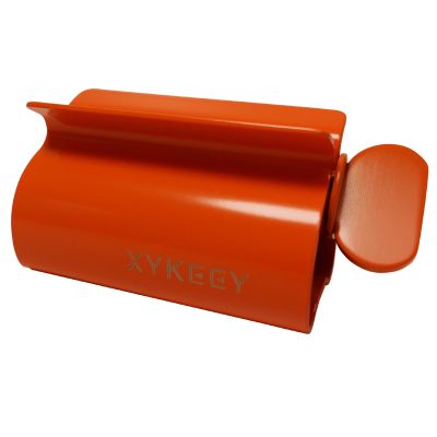 XYKEEY Toothpaste Squeezer Tube Squeezer - Toothpaste Squeezer Roller Tube Squeezer Tool, Rolling Tooth Pastetooth Paste Squeeze Dispenser Tube Wringer, 1 Pack (Orange)
