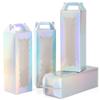 20 Pcs Tumbler Gift Boxes with Handle for Sublimation Glass Exhibition Boxes, Transparent Gift Box for 20oz & 30oz Drinking Glasses Jars Sublimation Glass Can Blanks,9.8 x 3.35 x 3.35 In (Laser) view 1