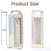 20 Pcs Tumbler Gift Boxes with Handle for Sublimation Glass Exhibition Boxes, Transparent Gift Box for 20oz & 30oz Drinking Glasses Jars Sublimation Glass Can Blanks,9.8 x 3.35 x 3.35 In (Laser) view 2