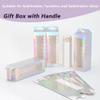 20 Pcs Tumbler Gift Boxes with Handle for Sublimation Glass Exhibition Boxes, Transparent Gift Box for 20oz & 30oz Drinking Glasses Jars Sublimation Glass Can Blanks,9.8 x 3.35 x 3.35 In (Laser) view 4