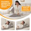 Ruqmuis 4PCS Wedge Pillow Set for After Surgery, Adjustable 9&12 Inch Bed Wedge Pillow for Sleeping, Incline Pillow Wedge for Headboard, Post Surgery, Acid Reflux, Neck&Back Support, Grey view 4