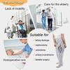 BOYUDZLTD Catheter Pants for Men/Women, Nephrostomy/Urinary Pants, Holds 2 Urine Bags (Black, Large-Waist: 27.5''40.1'') view 4