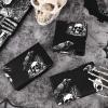 100 Sheets Halloween Tissue Paper for Gift Bags Black White Skull Raven Printed Tissue Paper Spooky Decorative Tissue for Gift Wrapping for Halloween Party DIY Craft, 13.7 x 19.6 Inch view 3