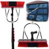 GTFDXJ Glass Cleaning Brush,Window Cleaning Pole Water Fed Telescopic Brush Extendable Cleaner Conservatory Roof,Cleaning Photovoltaic and Solar Panels Water Fed Pole Kit,5.4M (7.2M) view 1