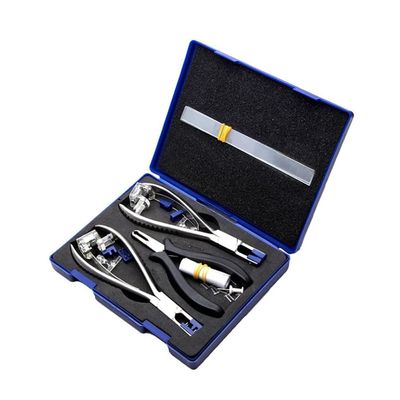 LGRFUXIN Blue,Eyeglass Repair Kit, Professional Eye Glass Repairing Tools Kit for Rimless Glasses Frame Repair Tools to Adjust Glasses Arms Frame Eyeglasses Assemble
