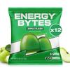 Energy Bytes Caffeine Gummies | Instant Energy Chews for Running, Cycling and Sports Performance | Vegan, Low Sugar | Apple Flash (12-Pack) view 1