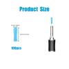 100Pcs Ear Spoon Tips Ear Wax Removal Replacement Tips Ear Cleaner Replacement Tips Pick Ear Wax Removal Replacement Accessories Ear Health Care Ear Cleaning Kit(Blue) view 2
