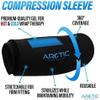 Cold Therapy Compression Ice Sleeve, Knee Ice Pack Wrap for Injuries, Elbow, Quad & Hamstring Relief, Flexible & Reusable Cold Wrap Recovery for Meniscus, ACL, MCL, Ice & Heat Therapy (X-Large) view 3