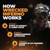 Wrecked Inferno - Thermogenic Pre Workout For Men & Women, Increase Energy, Boost Thermogenesis & Metabolism, Enhance Exercise Performance - Contains L-Citrulline, L-Carnitine, Beta-Alanine & More view 4