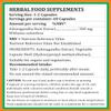 Ashwagandha Forte Capsules 500 mg. 60 Veg. Capsule | Ashwagandha (Withania Sominfera) Extract Capsules for Men and women | Ayurvedic Herbal Supplement/Remedies | 10:1 Forte (1 Bottle of 60 Capsules) view 4